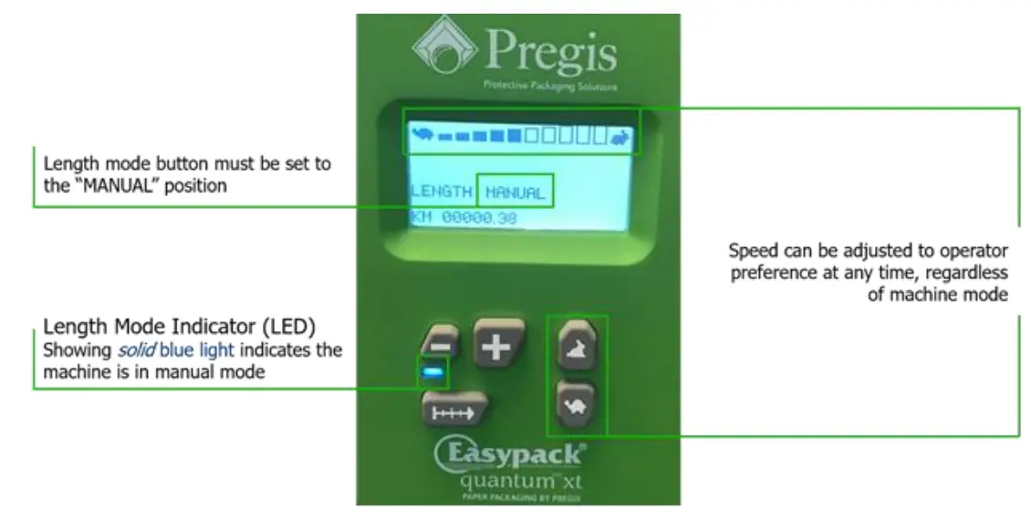 Pregis Quantum Series Includes The Quantum XT and Quantum XTW Systems - Manual Mode