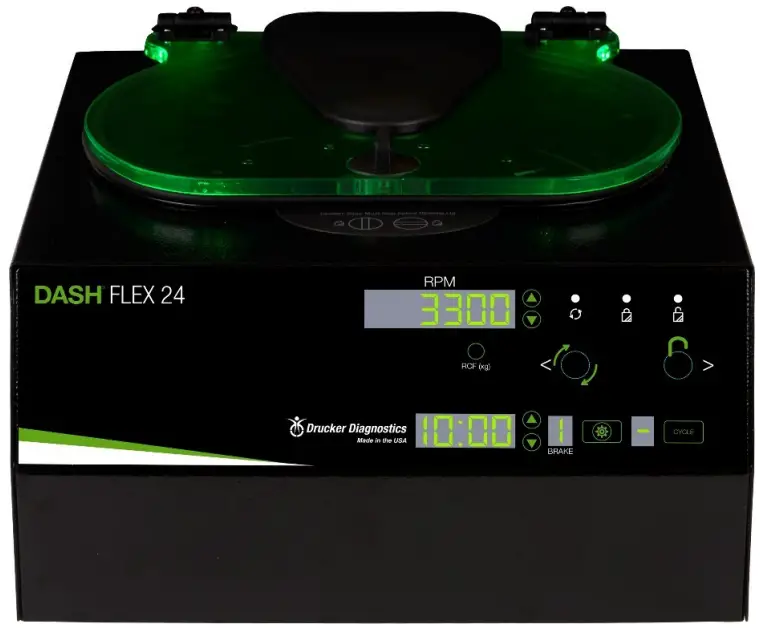 Drucker Diagnostics Dash Apex 24 Place High Volume Stat Centrifuge
