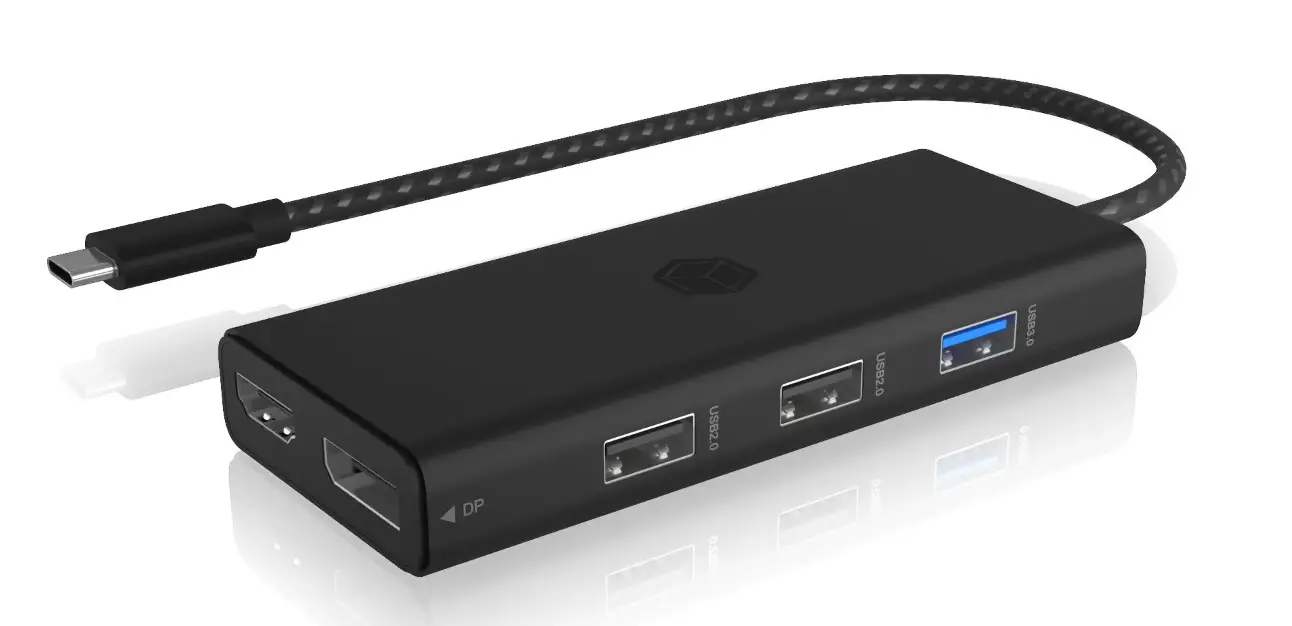 Icy Box Ib-dk4011-cpd Usb Type C Notebook Dockingstation Instructions