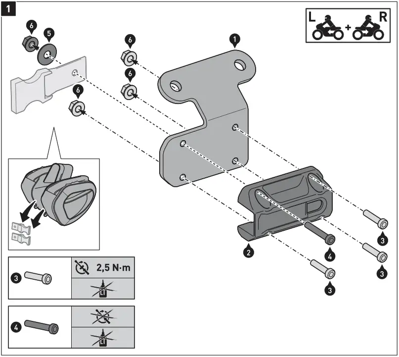 SW-MOTECH BC.HTA.22.740.30800 Saddlebag Set - Figure 2