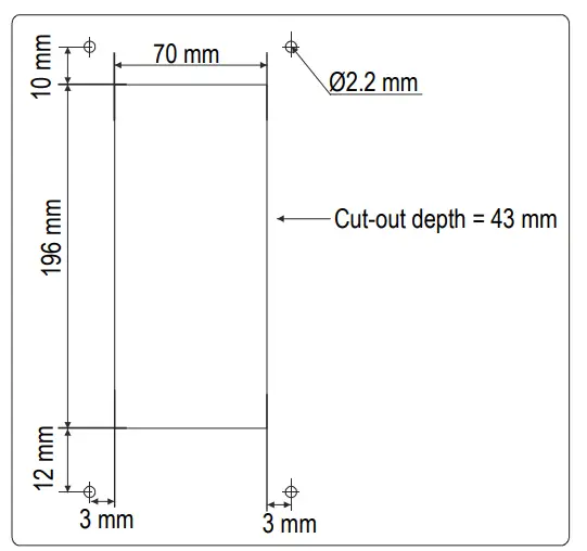 sauermann CPE 310 Flush Mount Multifunction Pressure Transmitter - Mounting