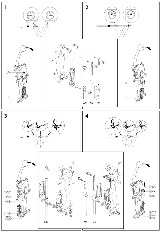 VETUS RCTOPB Mechanical Remote Engine Control - Control 1