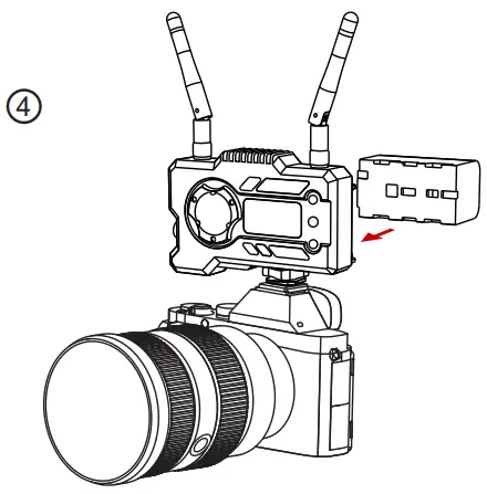 HOLLYLAND MARS 400S PRO SDIHDMI Wireless Video Receiver - INSTALLATION 4