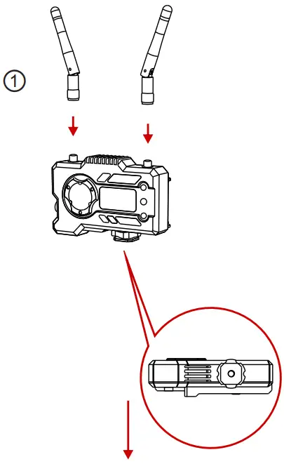 HOLLYLAND MARS 400S PRO SDIHDMI Wireless Video Receiver - INSTALLATION