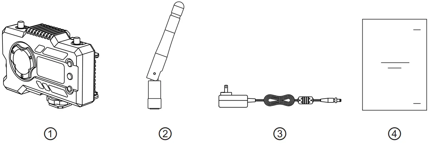 HOLLYLAND MARS 400S PRO SDIHDMI Wireless Video Receiver - PACKING LIST a