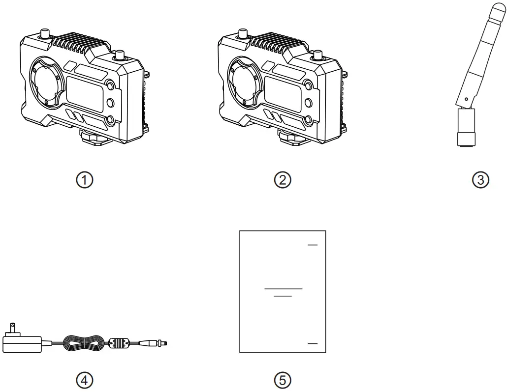 HOLLYLAND MARS 400S PRO SDIHDMI Wireless Video Receiver - PACKING LIST