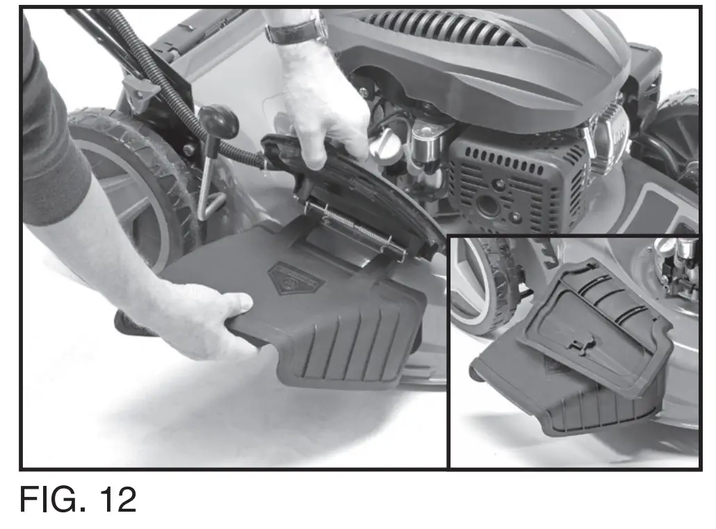 Preparing The Lawn Mower