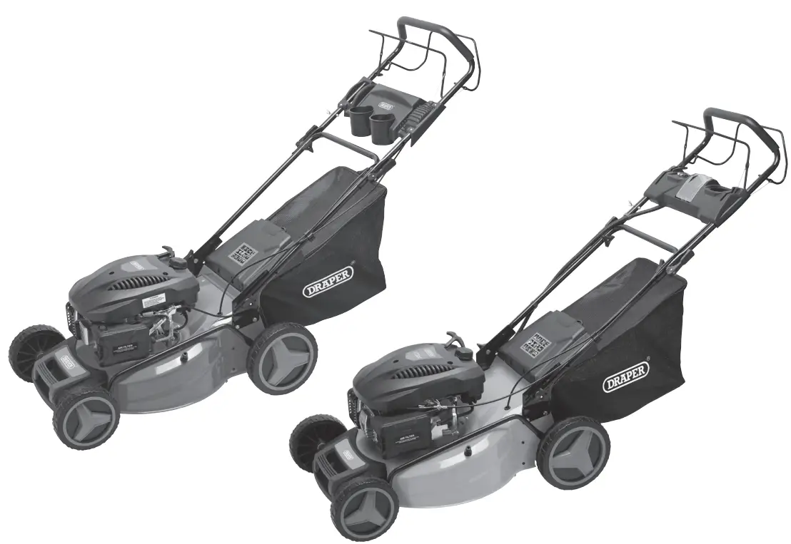 DRAPER 08673 Self Propelled Petrol Lawn Mower