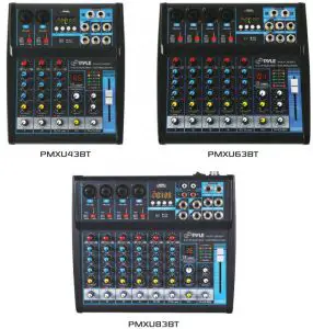 PYLE PMXU43BT Wireless BT Streaming Studio Mixer