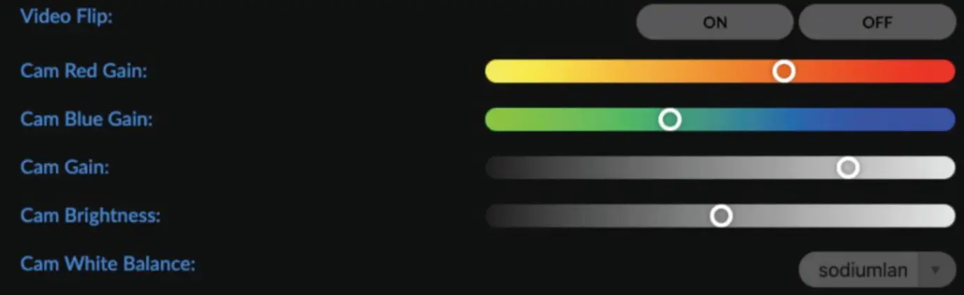 NDI BirdDog EYES A200- IMAGE SETTING