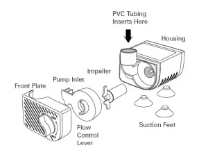 Homedics WF-MN-MOON enviraScape Mini Moon River Illuminated Tabletop Relaxation Fountain Instruction Manual and Warranty Information