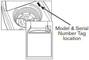 Whirlpool WTW5010LW 4.6 Cu Ft Top Load Impeller Washer - Model