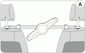 hama 182544 Headrest Holder for Tablets - fig