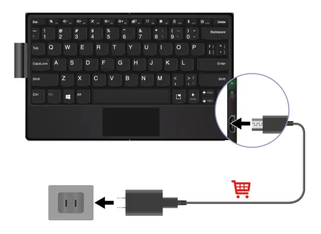Lenovo ThinkPad X1 Fold Gen 1 Wired charging