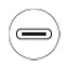 USB-C connector icon