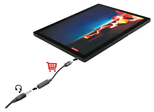 Lenovo ThinkPad X1 Fold Gen 1 - USB-C to audio