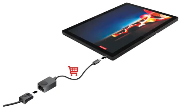 Lenovo ThinkPad X1 Fold Gen 1 - USB-C to Ethernet