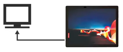 Lenovo ThinkPad X1 Fold Gen 1 - Connect to a wired display