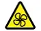 hazardous, moving parts icon