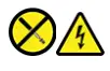 Hazardous voltage, current, and energy icon