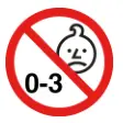 Choking hazard notice icon