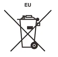 recycling information for the European Union icon