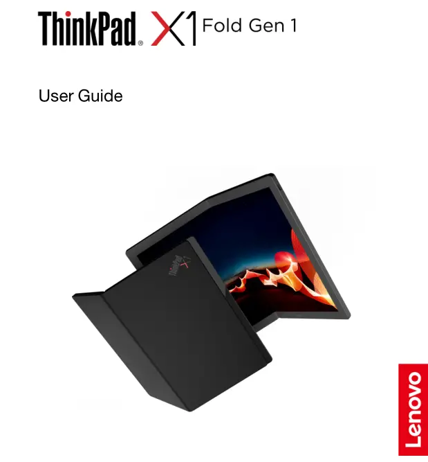 Lenovo ThinkPad X1 Fold Gen 1 User Manual