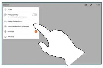 CISCO Webex Room Series Touch Controller User Guide - Activate deactivate functions as required