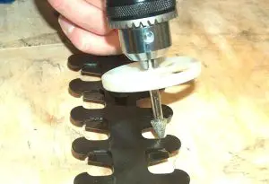 Westfalia Electric Hedge Trimmer 710W - Grinding the Stationary Knife