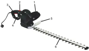 Westfalia Electric Hedge Trimmer 710W - Overview