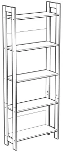 IKEA LAIVA Bookcase