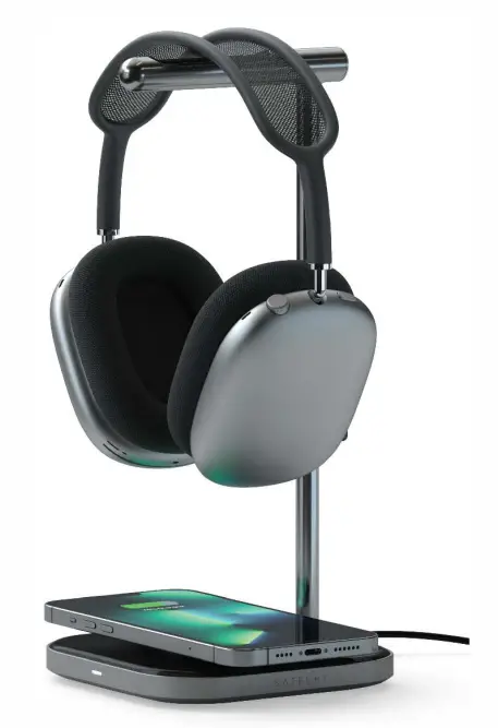 SATECHI ST UCHSMCM 2 in 1 Headphone Stand and Wireless Charger