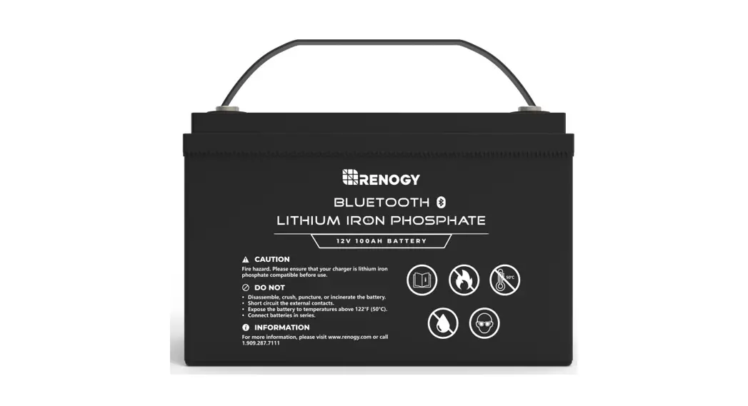 Renogy Rbt100lfp12-bt 12v 100ah Lithium Iron Phosphate Battery With Bluetooth Instruction Manual Renogy Rbt100lfp12-bt 12v 100ah Lithium Iron Phosphate Battery With Bluetooth Instruction Manual