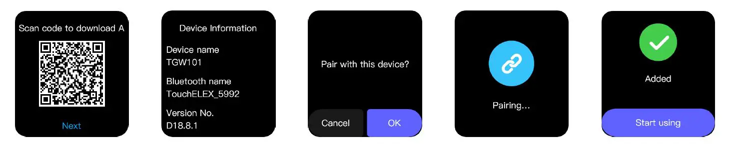 touchElex TGW101 Sirius Smart Sports Watch fig7