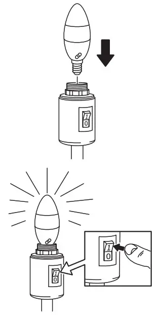 IKEA TRÅDFRI LED Bulb E12 450 Lumen - overview