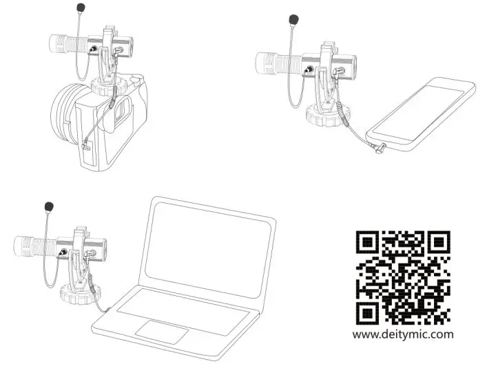 DEITY V-Mic D4 Mini Ultracompact Camera-Mount Shotgun Microphone User Manual - How to use
