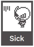 BANDAI 353378673177 Tamagotchi X Kamen Rider 50th Anniversary - Sick