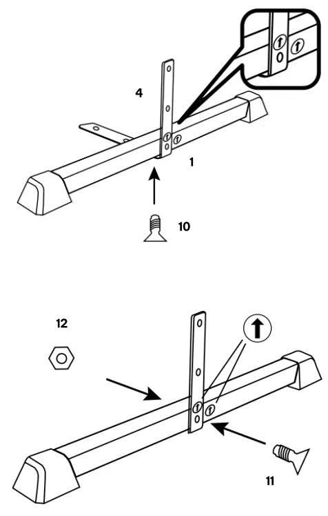 kogan KABKSTFREEA Free Standing Bike Storage Rack - assembly