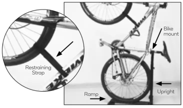kogan KABKSTFREEA Free Standing Bike Storage Rack - bicycle 2