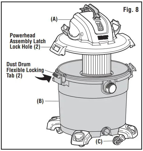 RIDGID HD16400 6 U S  GALLON 60 Liter Wet Dry VAC - fig8