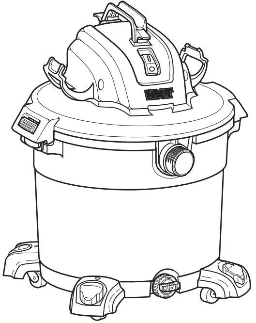 RIDGID HD16400 6 U S  GALLON 60 Liter Wet Dry VAC