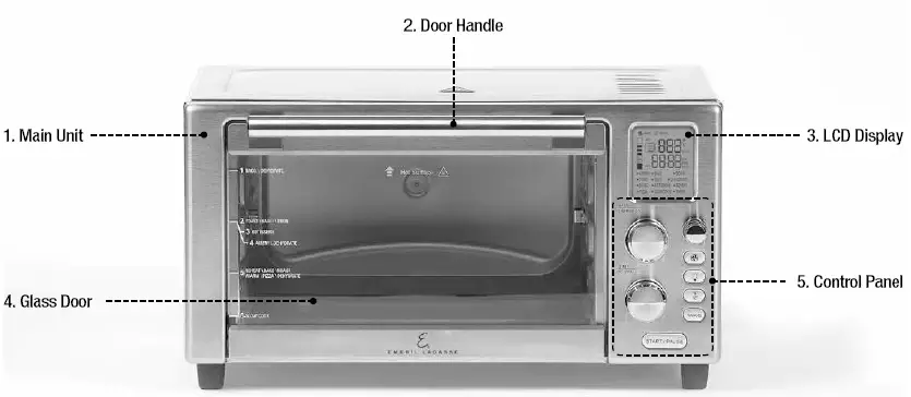 EMERIL LAGASSE B-AFO-001 360 Power Airfryer FIG 1