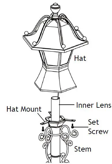 AMP Lighting APL-3023-4-B-BZ Stagecoach LED Path and Area Light fig2