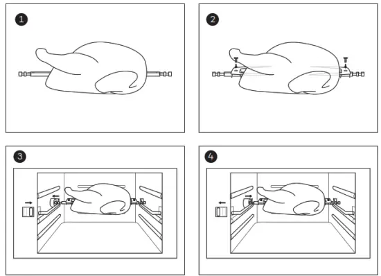 Innsky IS AF001 10 6 Quart Air Fryer Oven - Basket