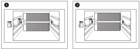 Innsky IS AF001 10 6 Quart Air Fryer Oven - Switch