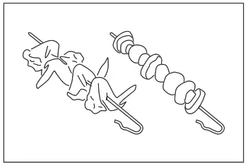 Innsky IS AF001 10 6 Quart Air Fryer Oven - vegetables