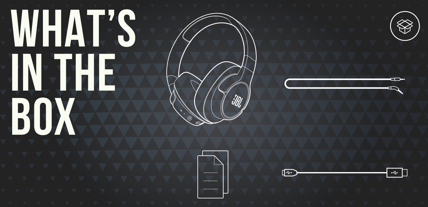 JBL TUNE 700BT BOX Content