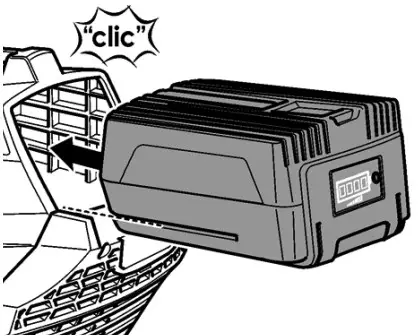 ZIPPER ZI EBM40V AKKU Earth Drill and Mixer 40 Volt AKKU - battery