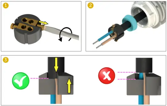 Connector installation