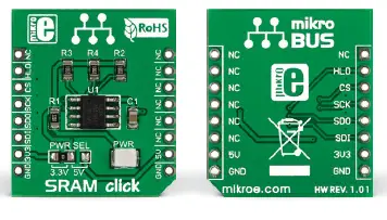 MIKROE 23LC1024 SRAM Click Board fig 1